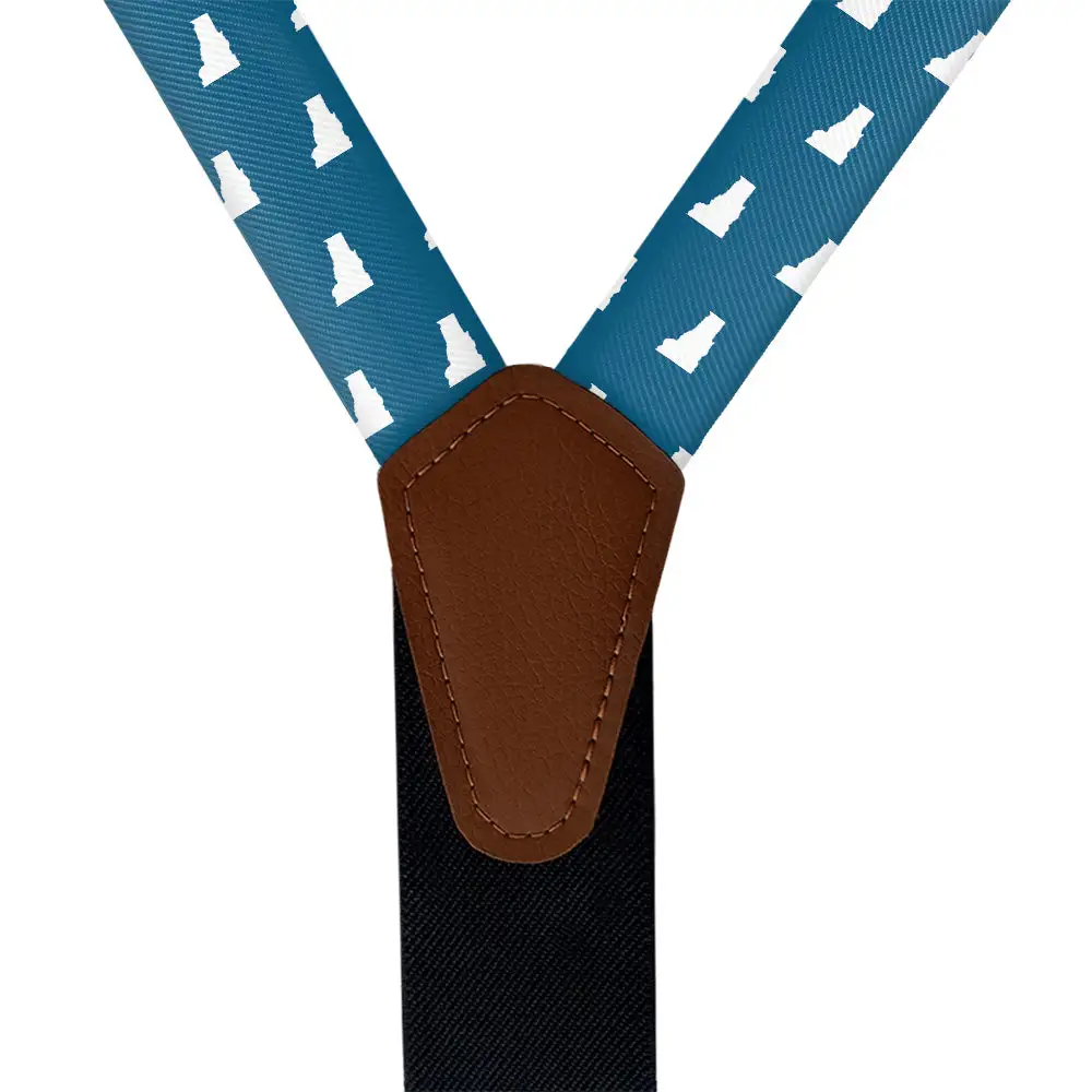 Graphic Outline Motif Suspenders