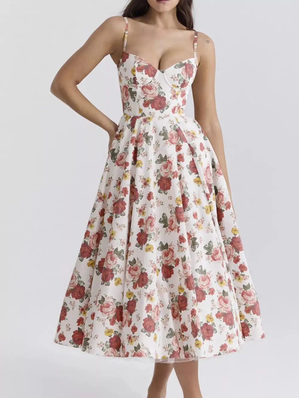 Sweetheart Midi Dress