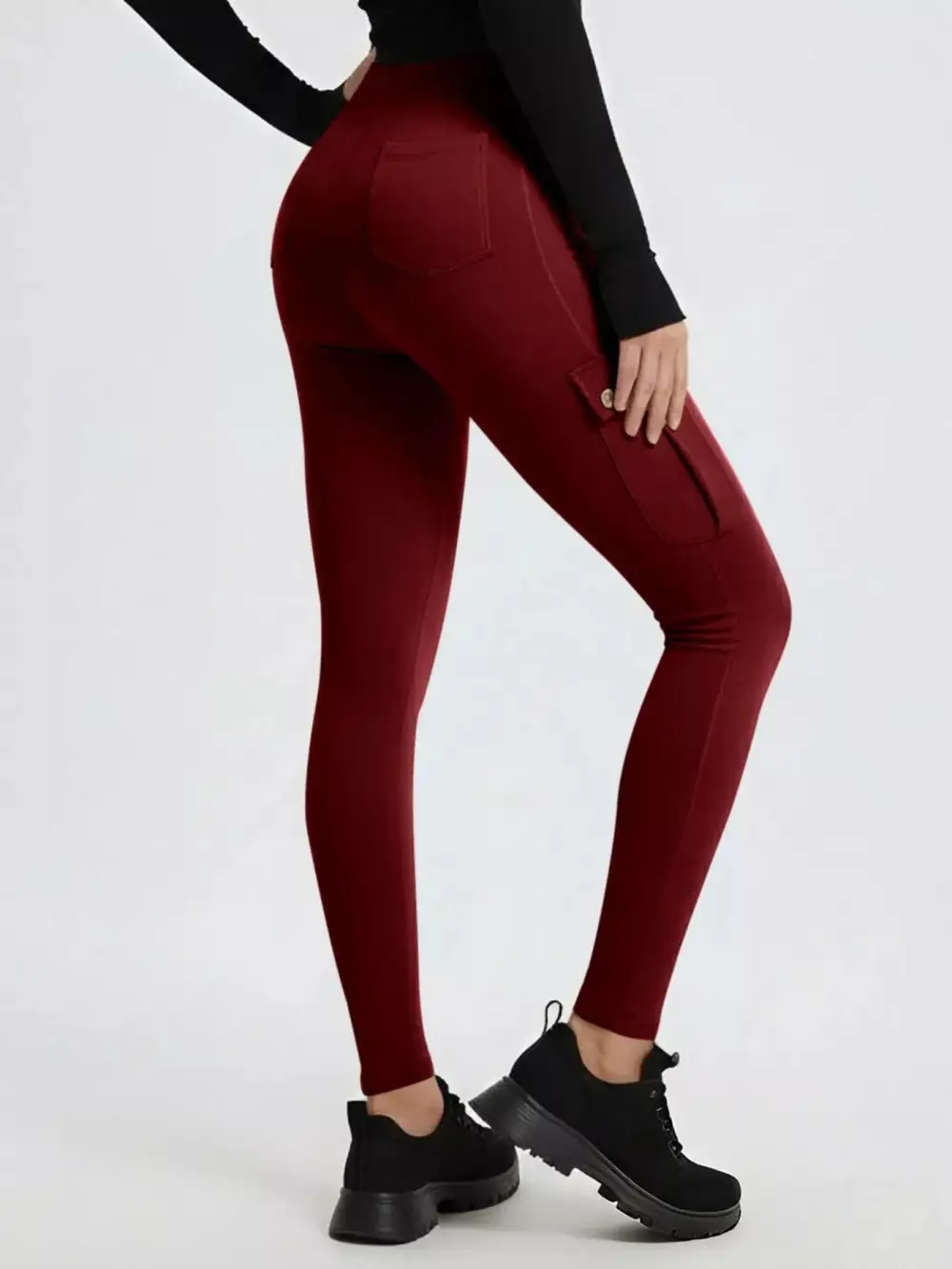 Refined High Waist Active Pants