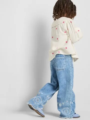 1-9yrs | Crochet Collared Blouse