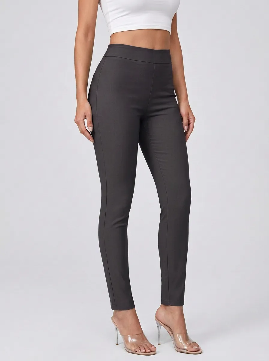 Wardrobe-Essential Women's Stretch Mid-Rise Pants