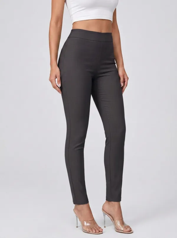 Wardrobe-Essential Women's Stretch Mid-Rise Pants