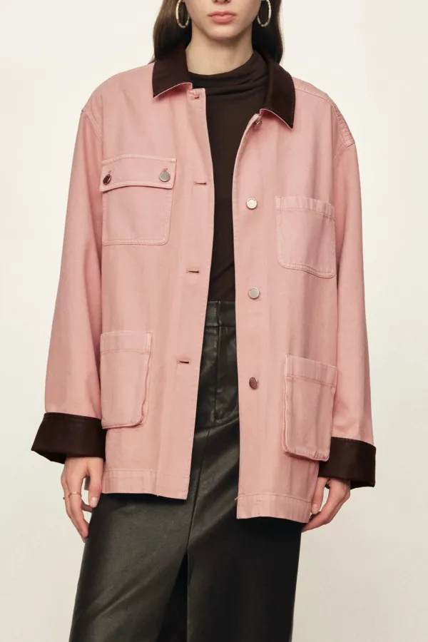 Oversized Denim Barn Jacket