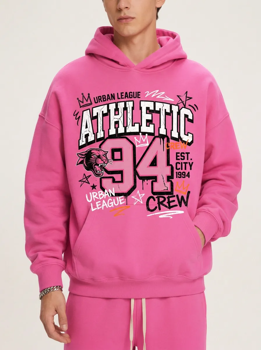 Men's Urban League Athletic 94 Panther Printed Hoodie
