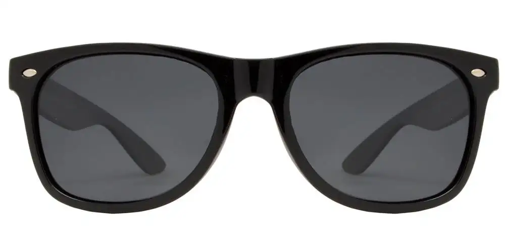 Classic Horn Rimmed Plastic Polarized Sunglasses