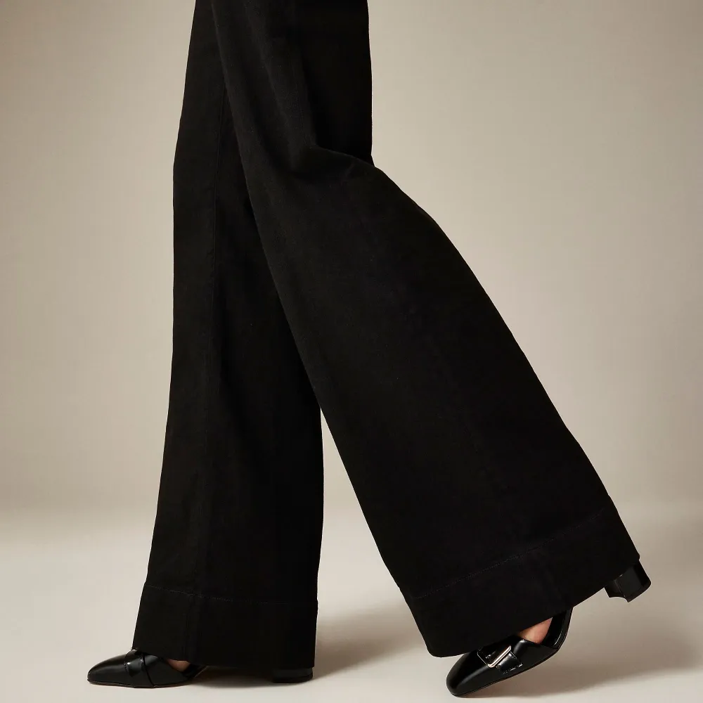 Denim Semi-Stretch Casual Trousers
