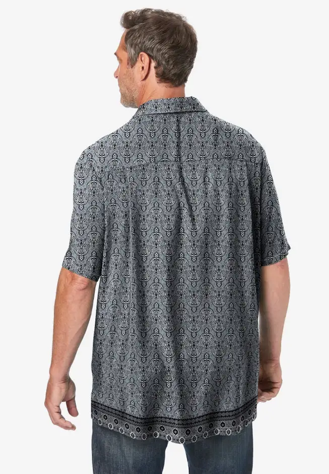 Printed Camp Shirt