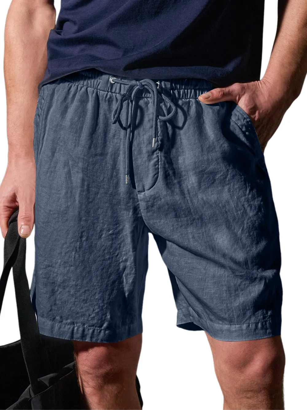 Structured Pull On Shorts