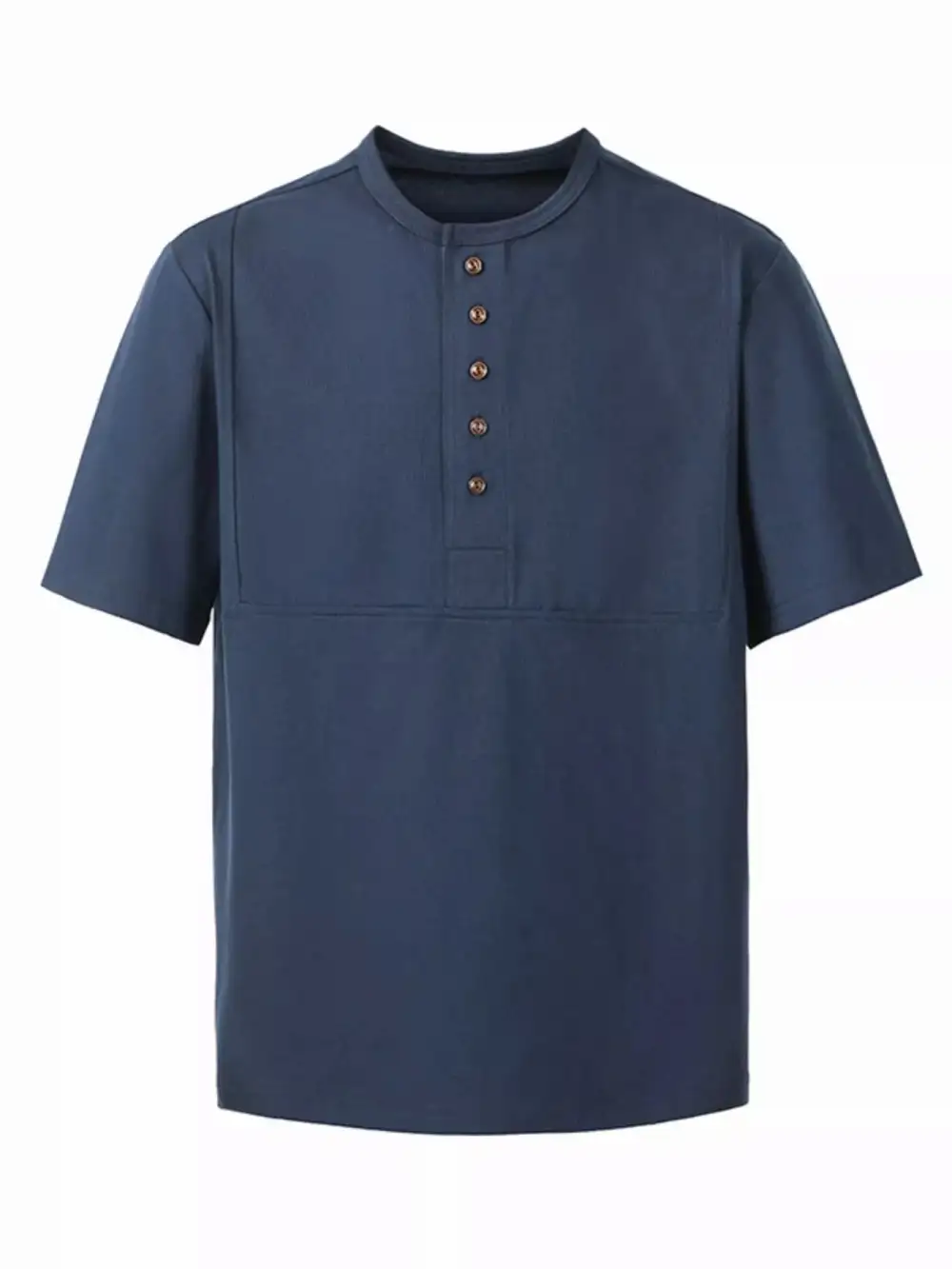 Button Detail Short Sleeve T-Shirt