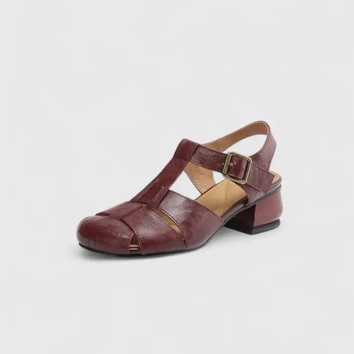 Modern Leather Everyday Flat Sandals