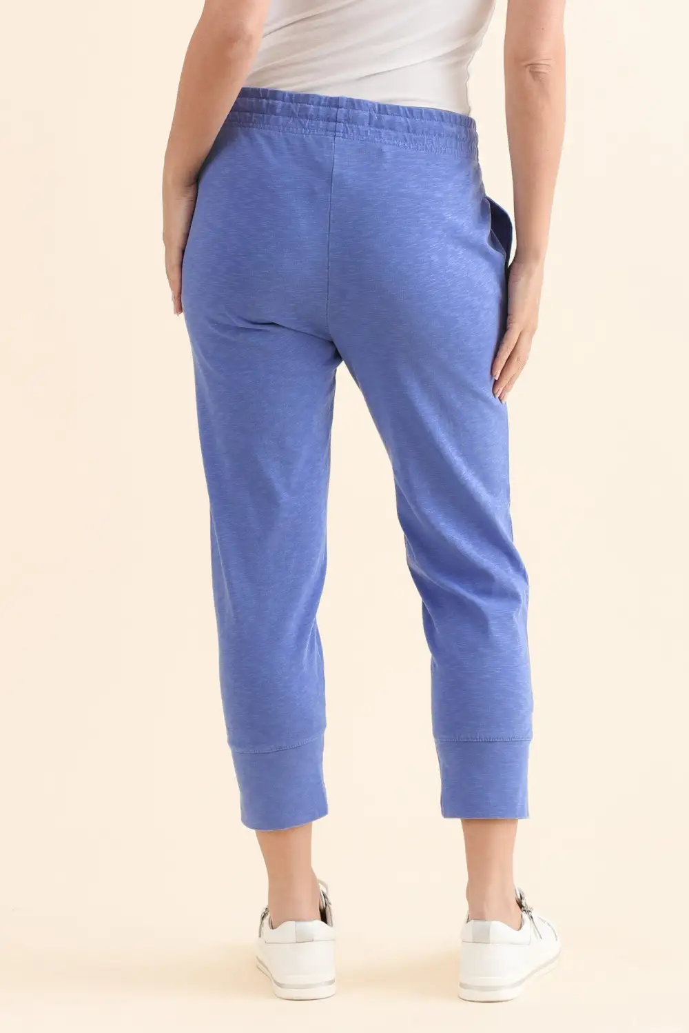 Cotton Mid Rise Elastic Waist Sweatpants