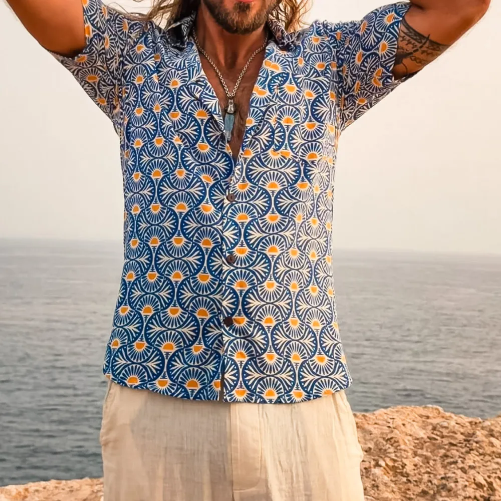 Short Sleeve Men's Casual Shirt