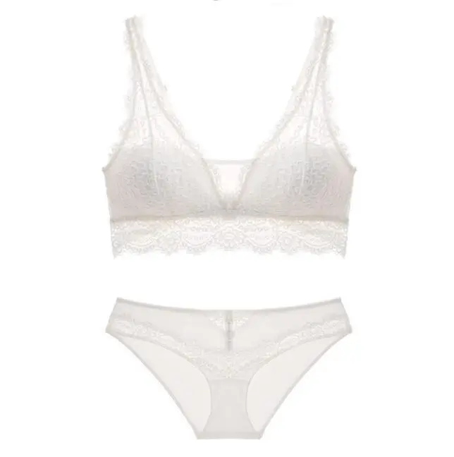 Jacquard High-Waist Lingerie Set