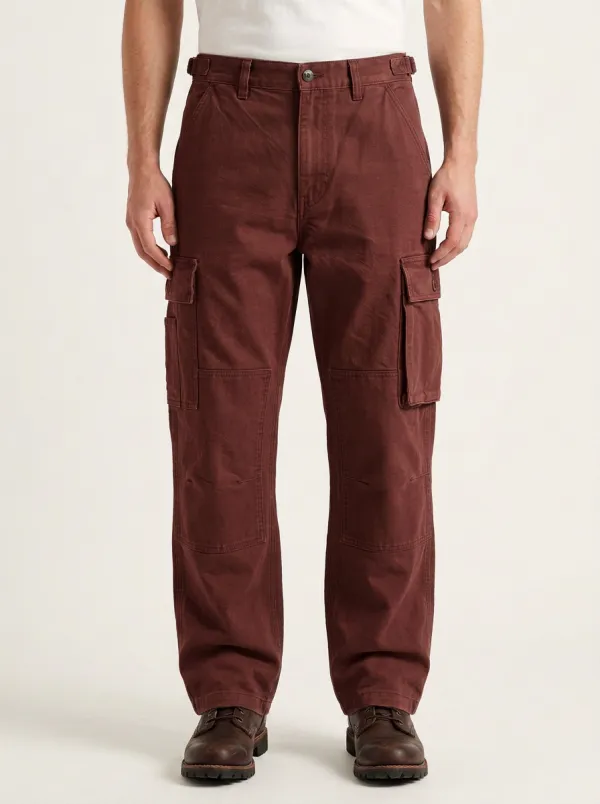Men's Relaxed Canvas Military Outdoor Cargo Pants