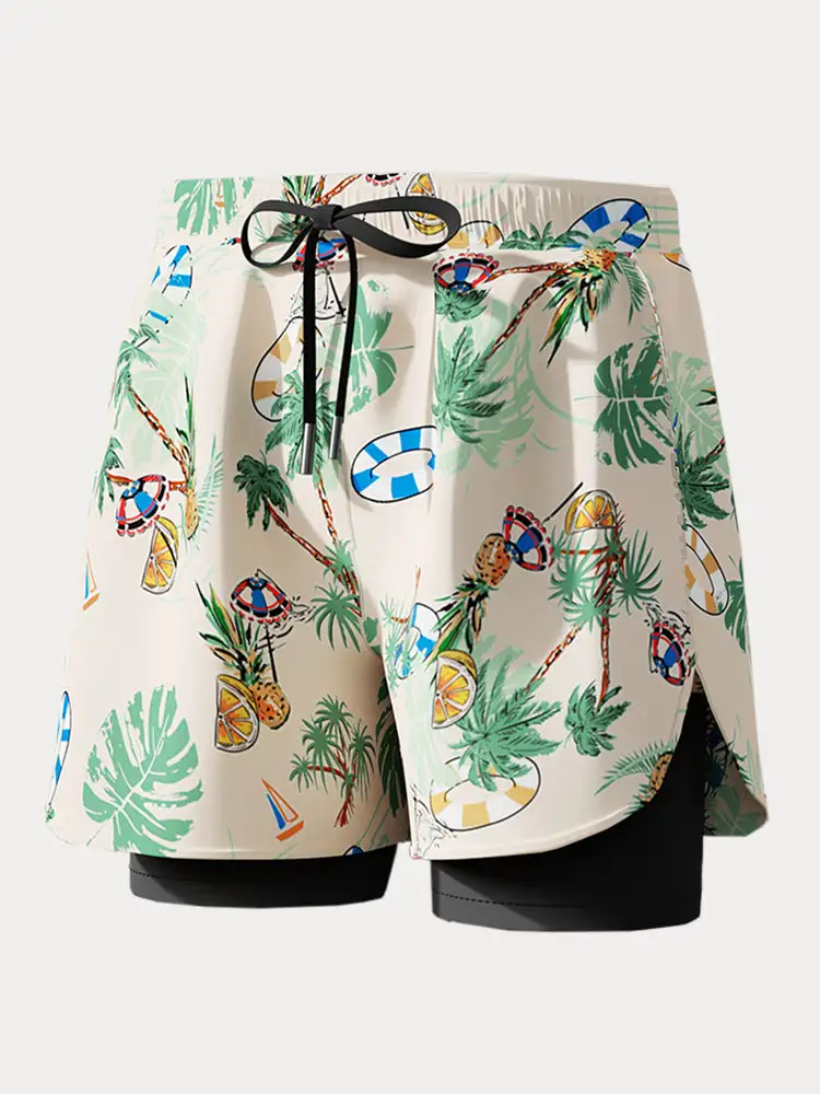 Printed Quick Dry Boardshorts