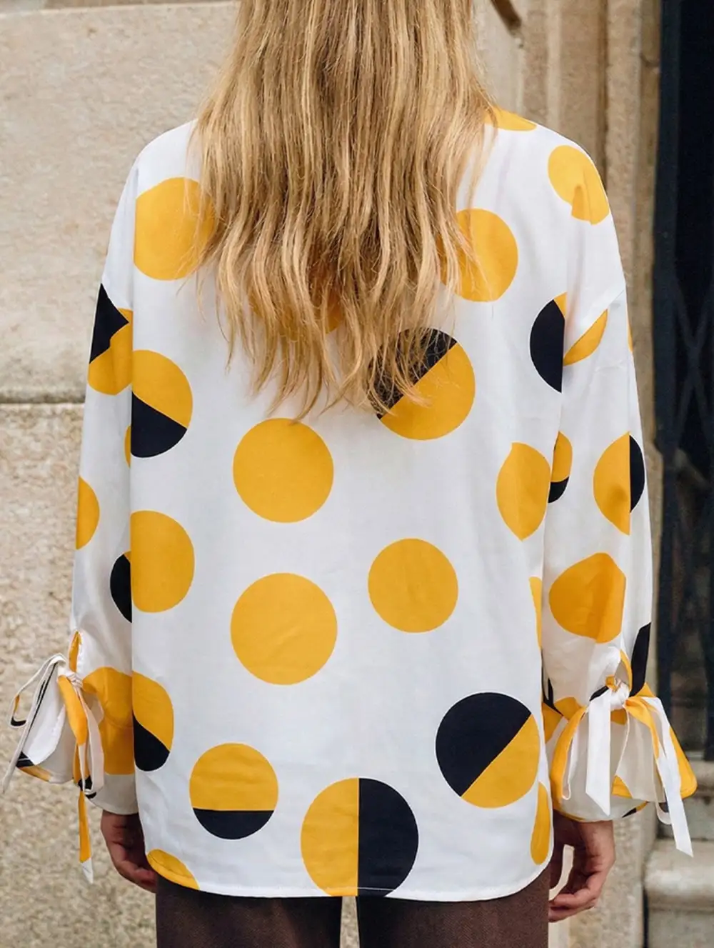 Polka Dot Soft Knit Top