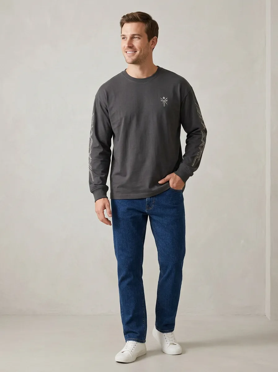 Men's Long Sleeve Polished Style Daily Layering Shirt