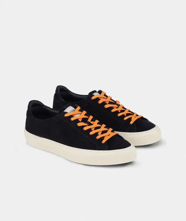 Streamlined Casual Suede Sneakers
