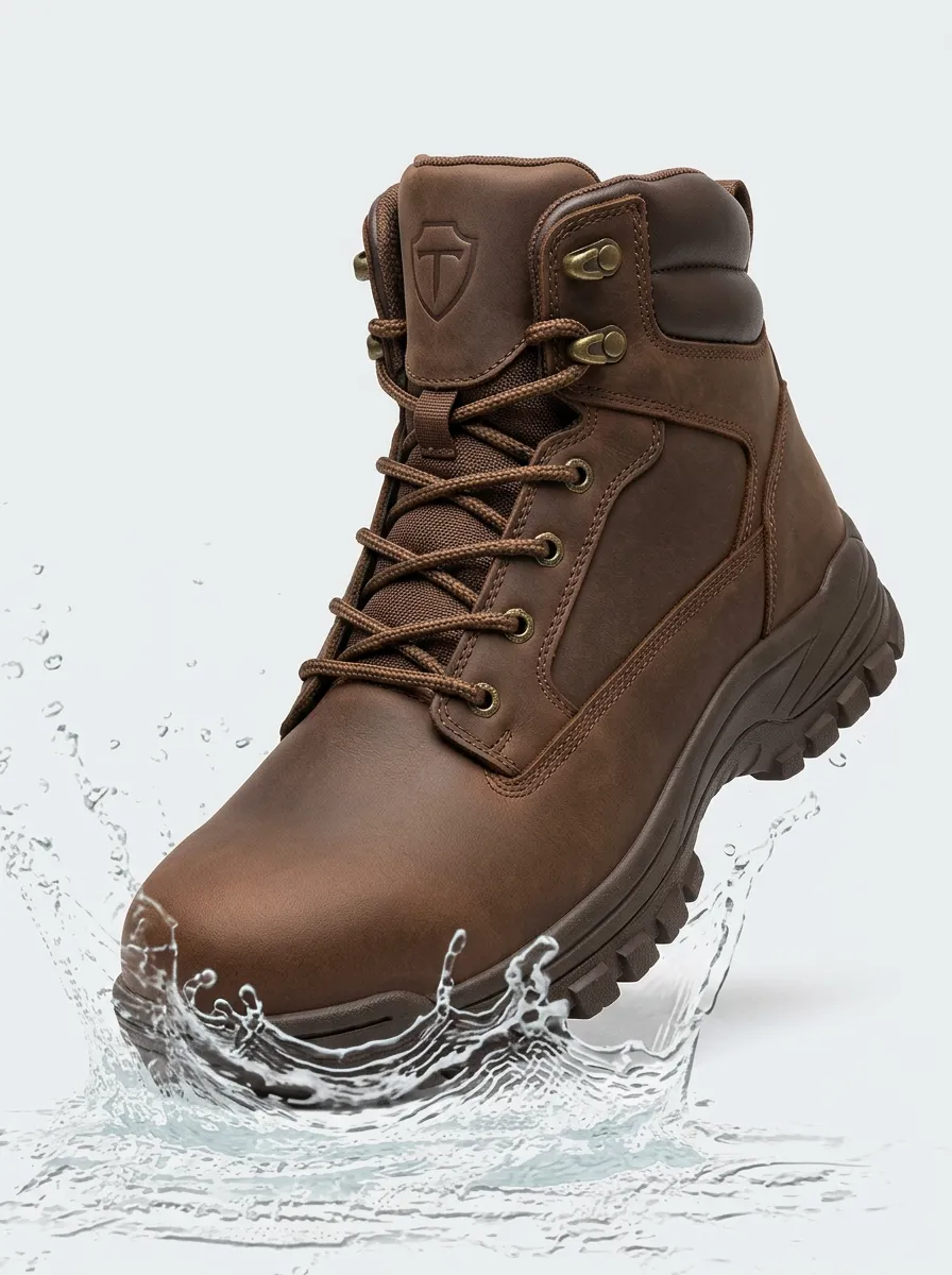 Streamlined Tactical Design Men' Waterproof Work Boots
