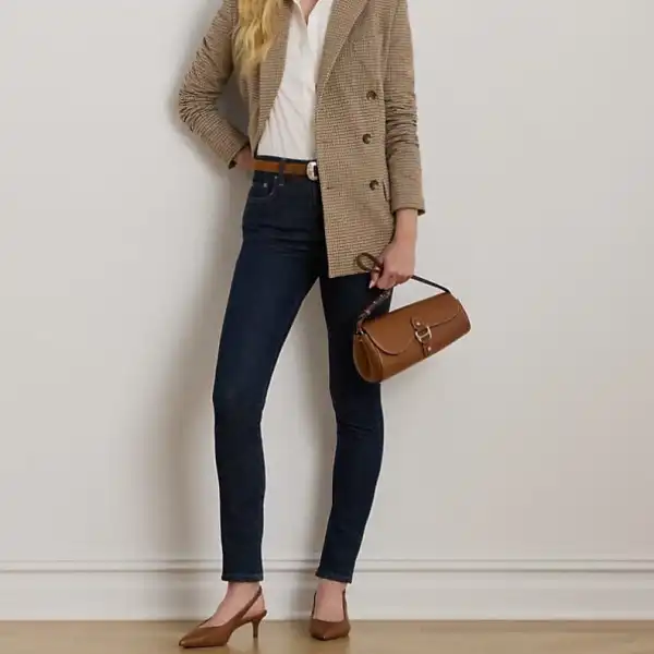 Skinny Ankle-Length High-Rise Women's Jeans