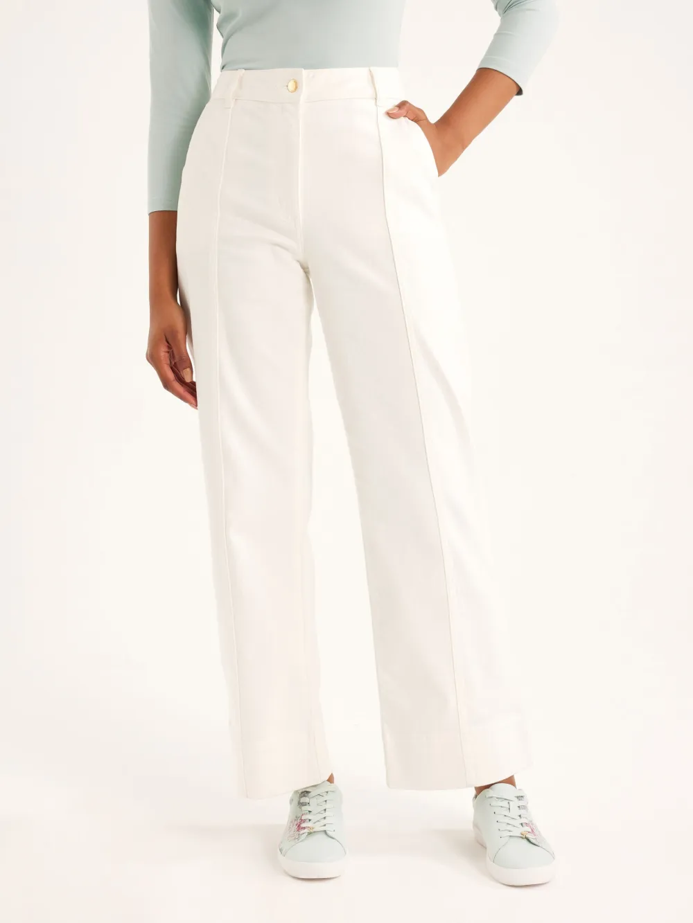 White High Rise Jean
