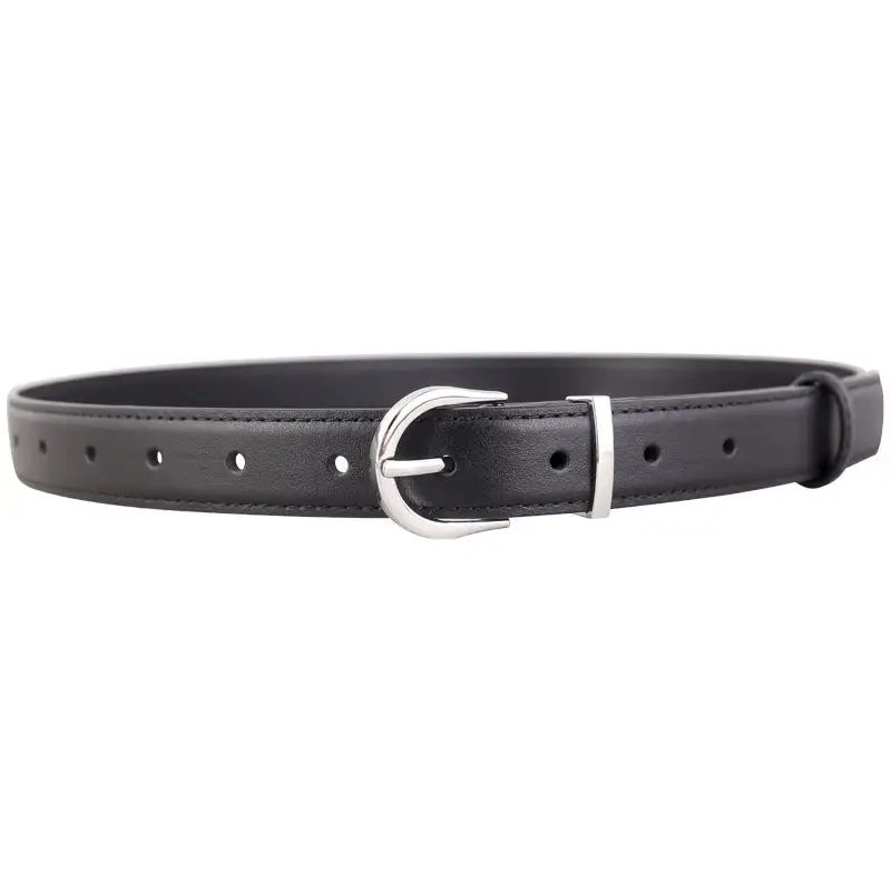 Versatile Statement Buckle Accent Belt