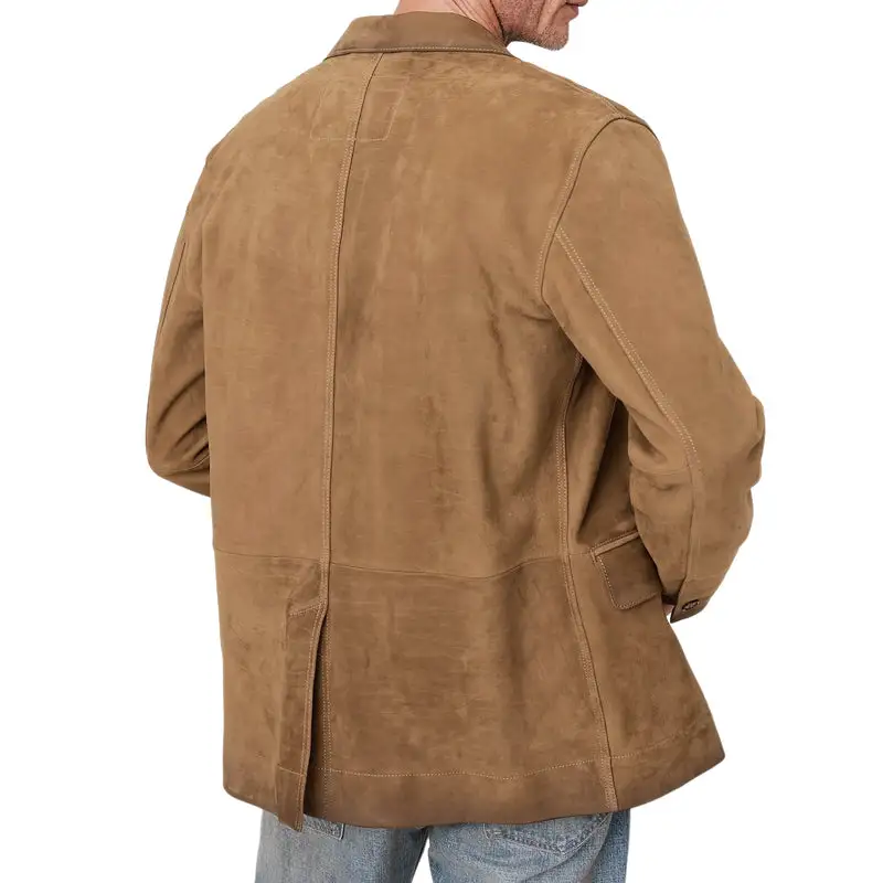 Suede Tailored Blazer