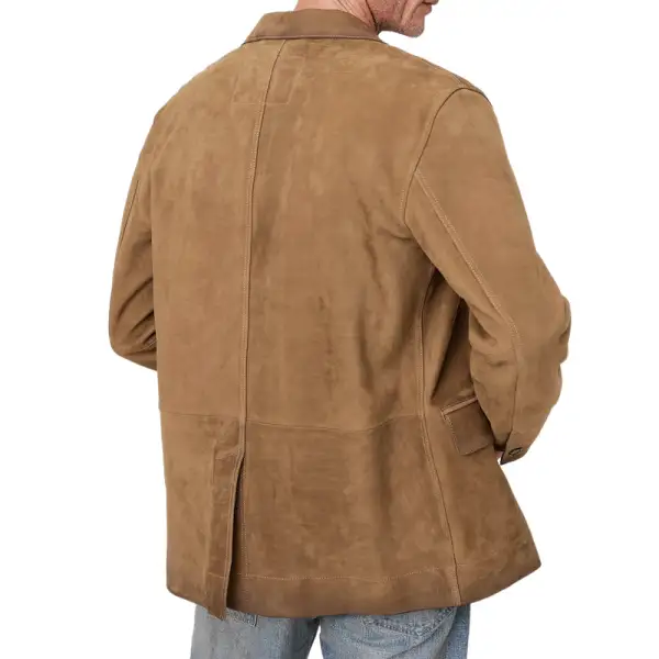 Suede Tailored Blazer