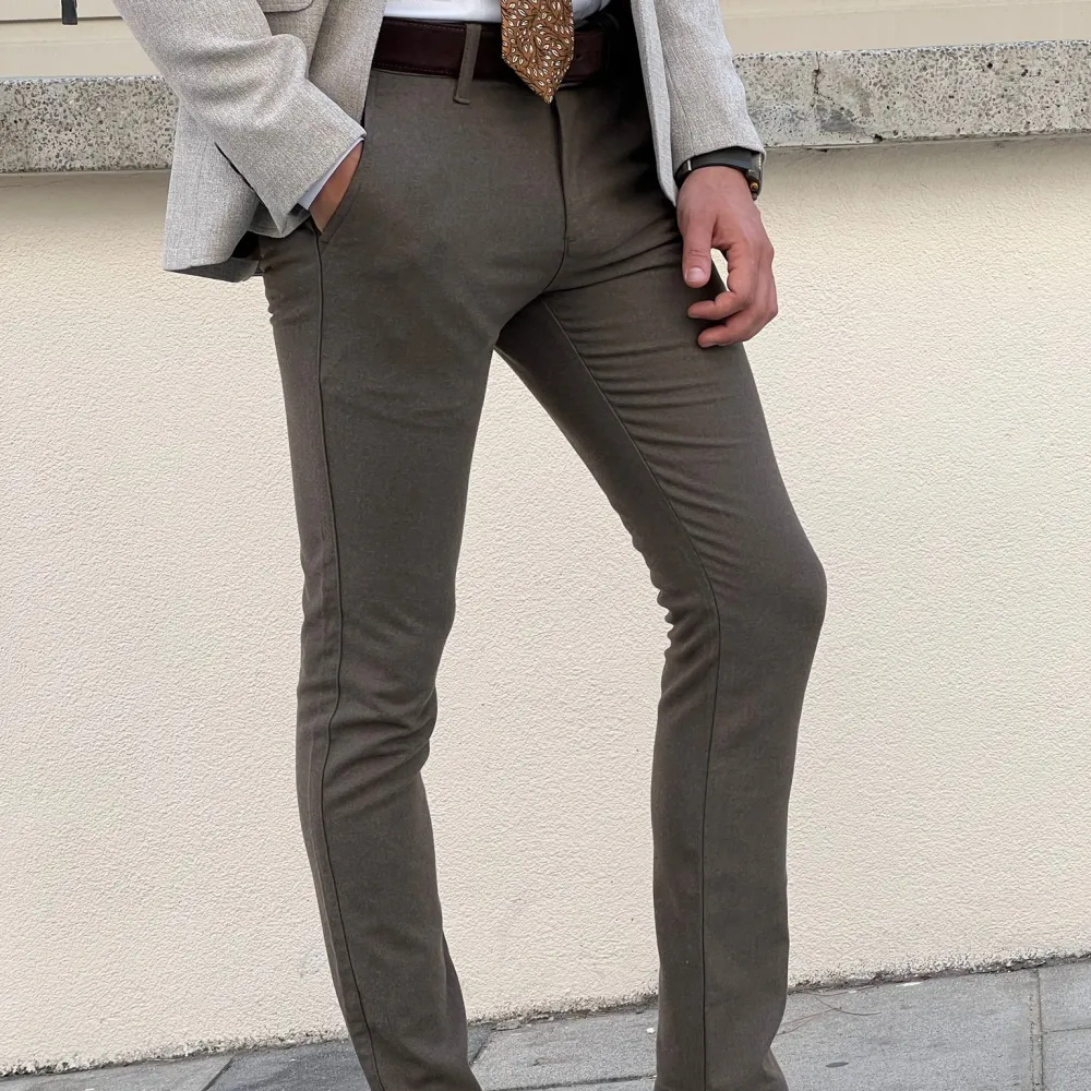 Timeless Side Pocket Slim Fit Tailored Trousers