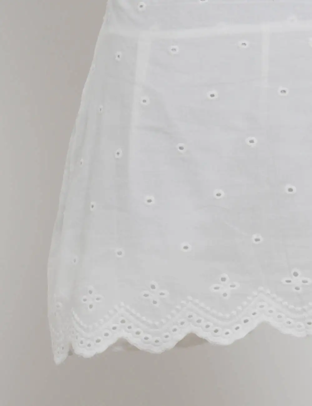 Boho Eyelet Halter V Nect Cami Skirt Cps Set