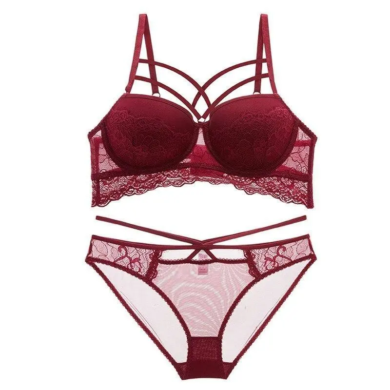 Longline Lace Matching Lingerie Set