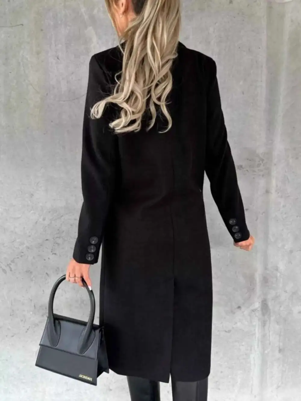 Double Breasted Longline Coat