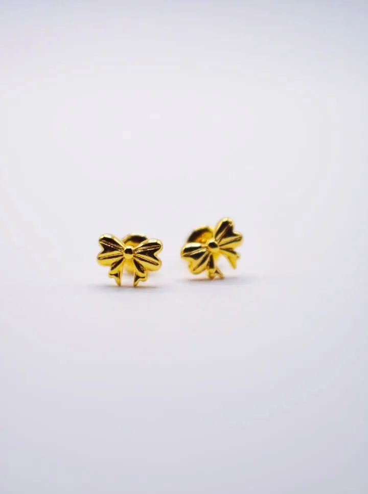 Bow Detail Everyday Drop Earrings