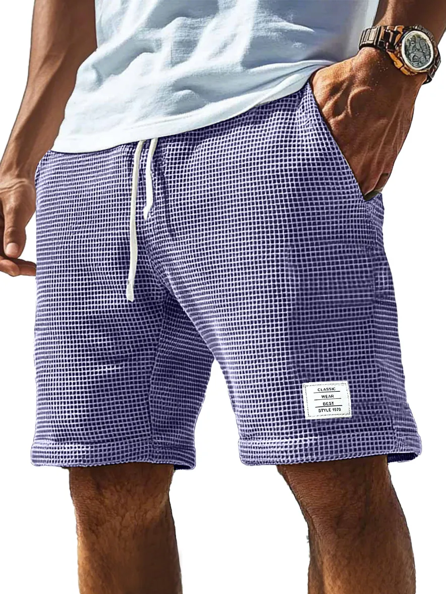 Everyday Textured Knit Drawstring Shorts