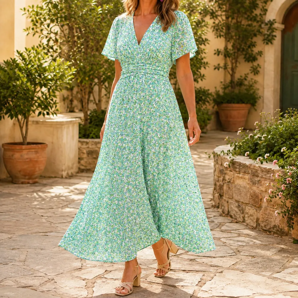 Refined Refined Women's Ruched Maxi Dress