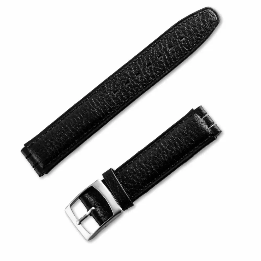 Refined Grained Calf Leather Watch Strap