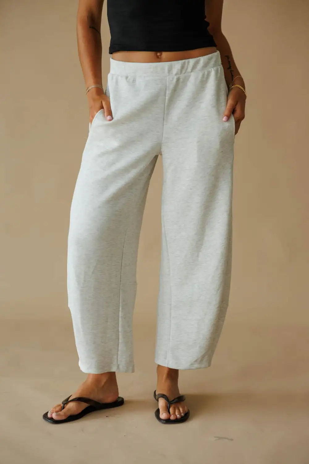 Scuba Wide-Leg Sweatpants