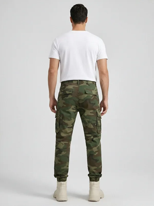 Outdoor-Utility Camouflage Military-Inspired Camouflage Cargo Pants