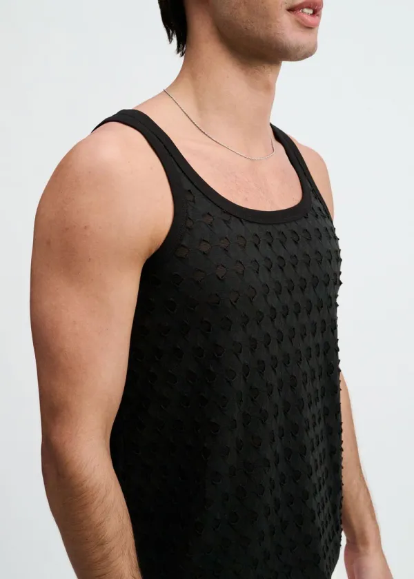 Soft Textured Knit Tank Top