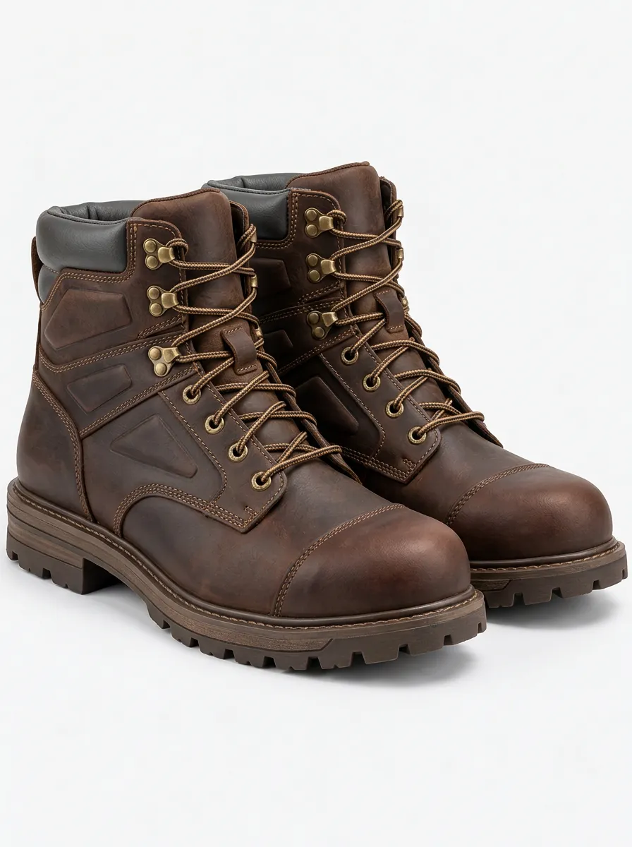 Men's Lace Up Leather Jobsite Boots