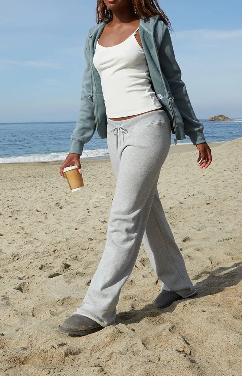 John Galt Gray Rainey Baggy Sweatpants