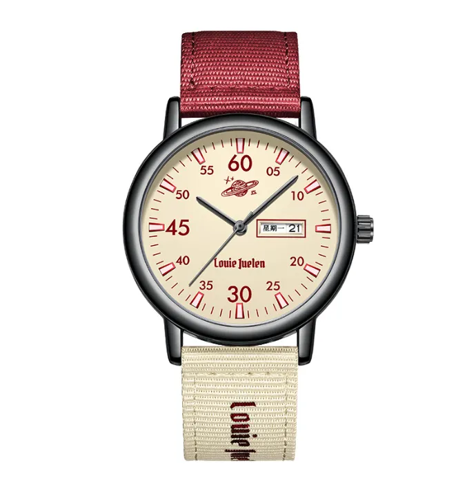 Hot Selling Campus Style Minimalist Retro Unique Quartz Watch, Unisex Wrist Watch for Teenage Students