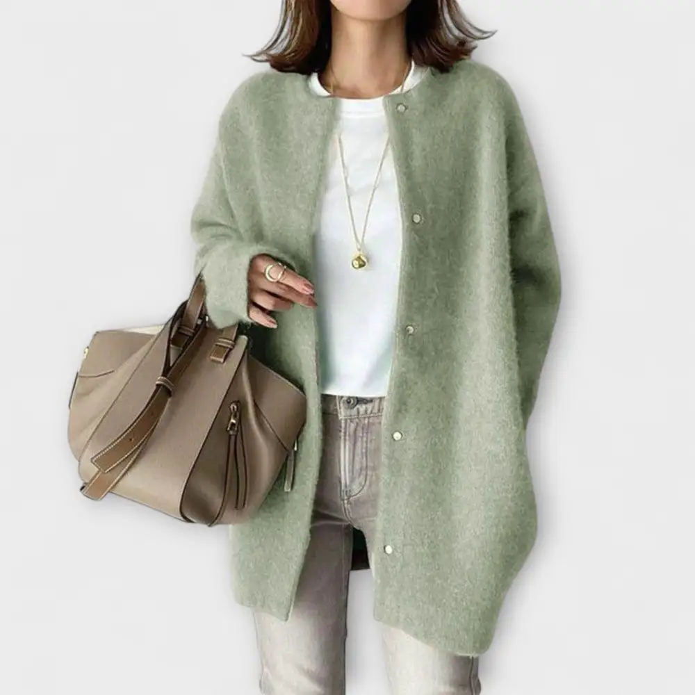  Relaxed Button Jacket