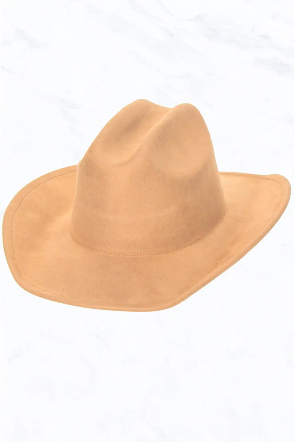 Big Brim Suede Western Cowboy Fedora Hat