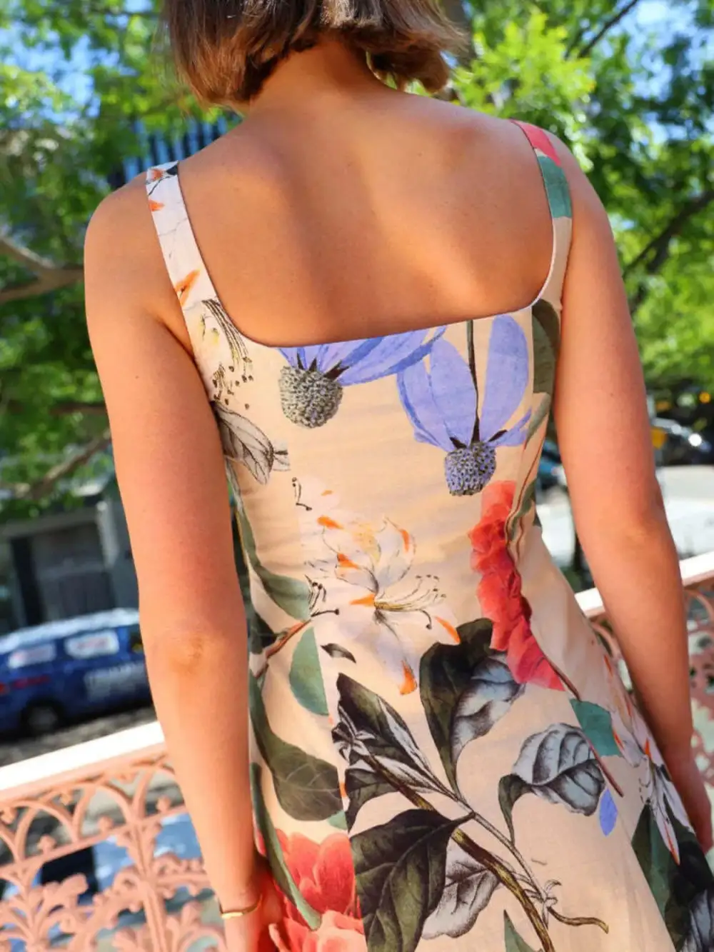 Maxi Square Neck Dress