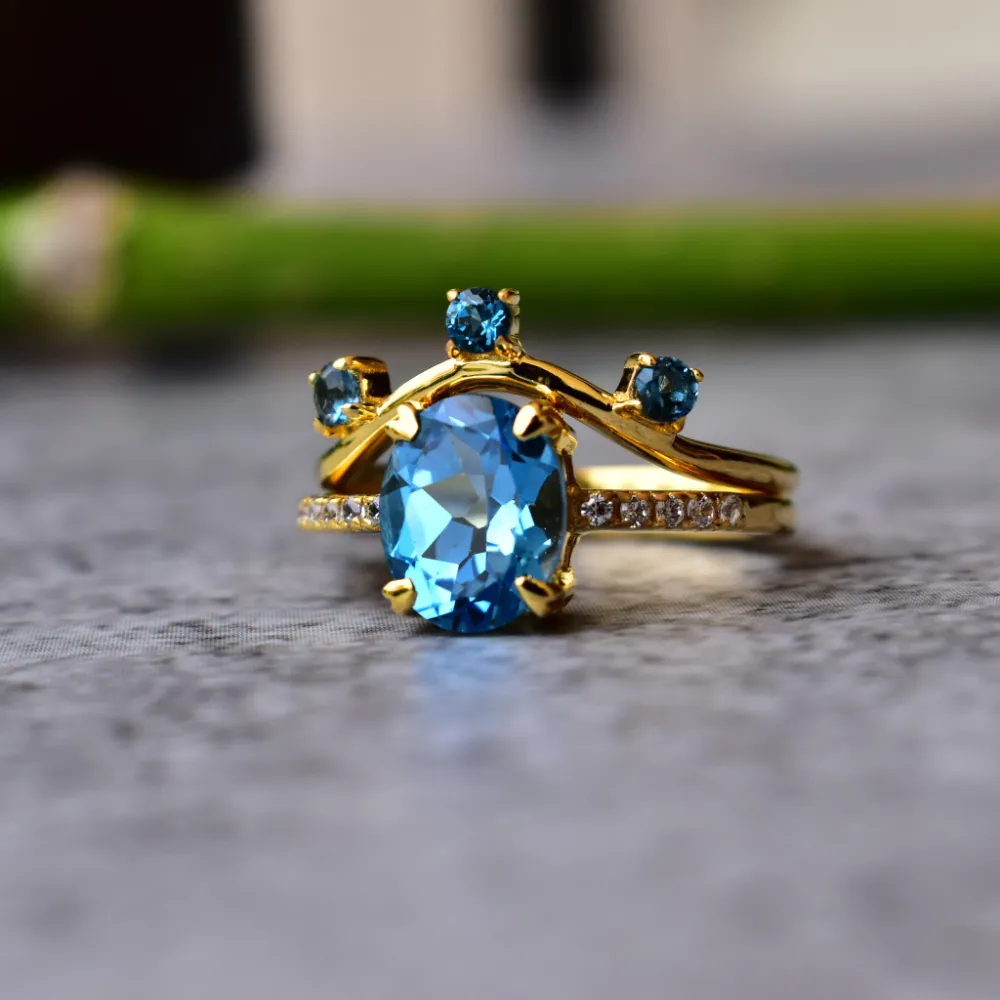 Elegant Topaz Ring