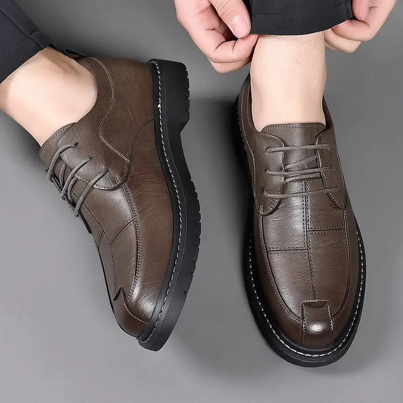 Leather Derby Business Shoes