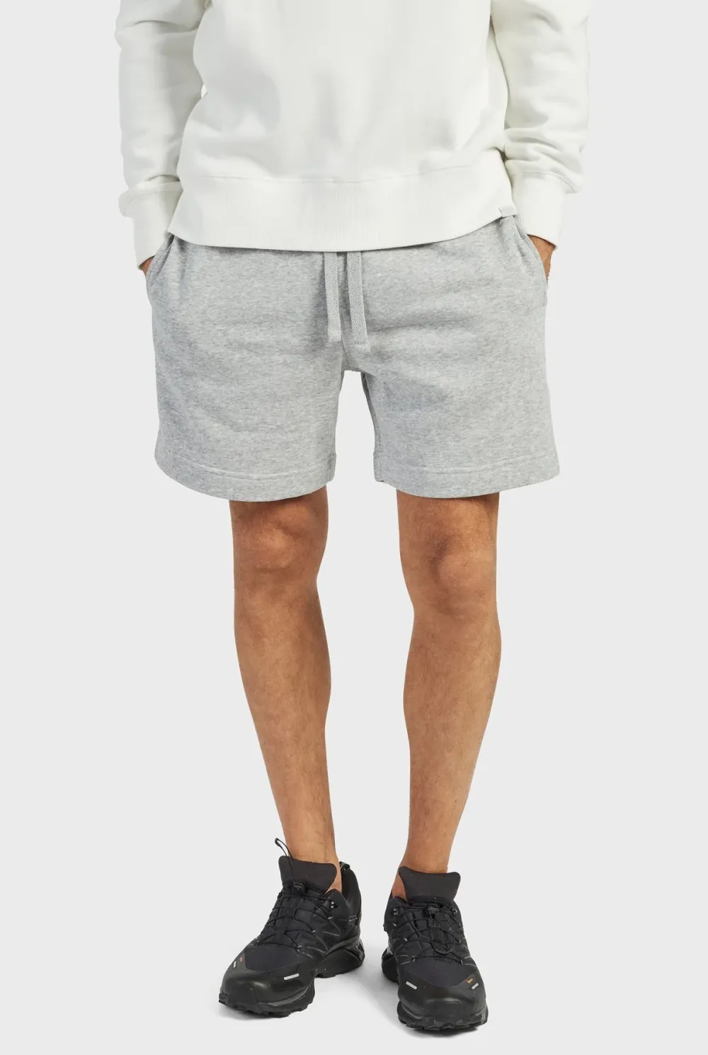 Light Gray French Terry Shorts