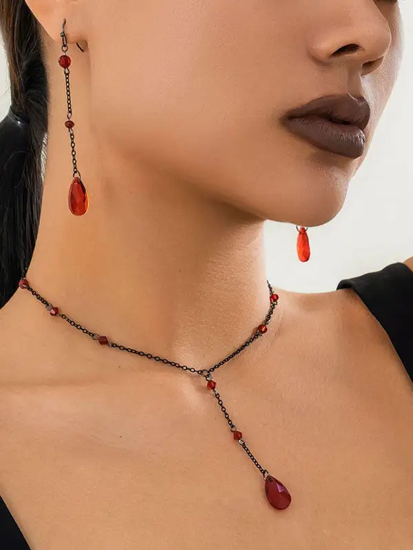 Contemporary Openwork Drop Earrings