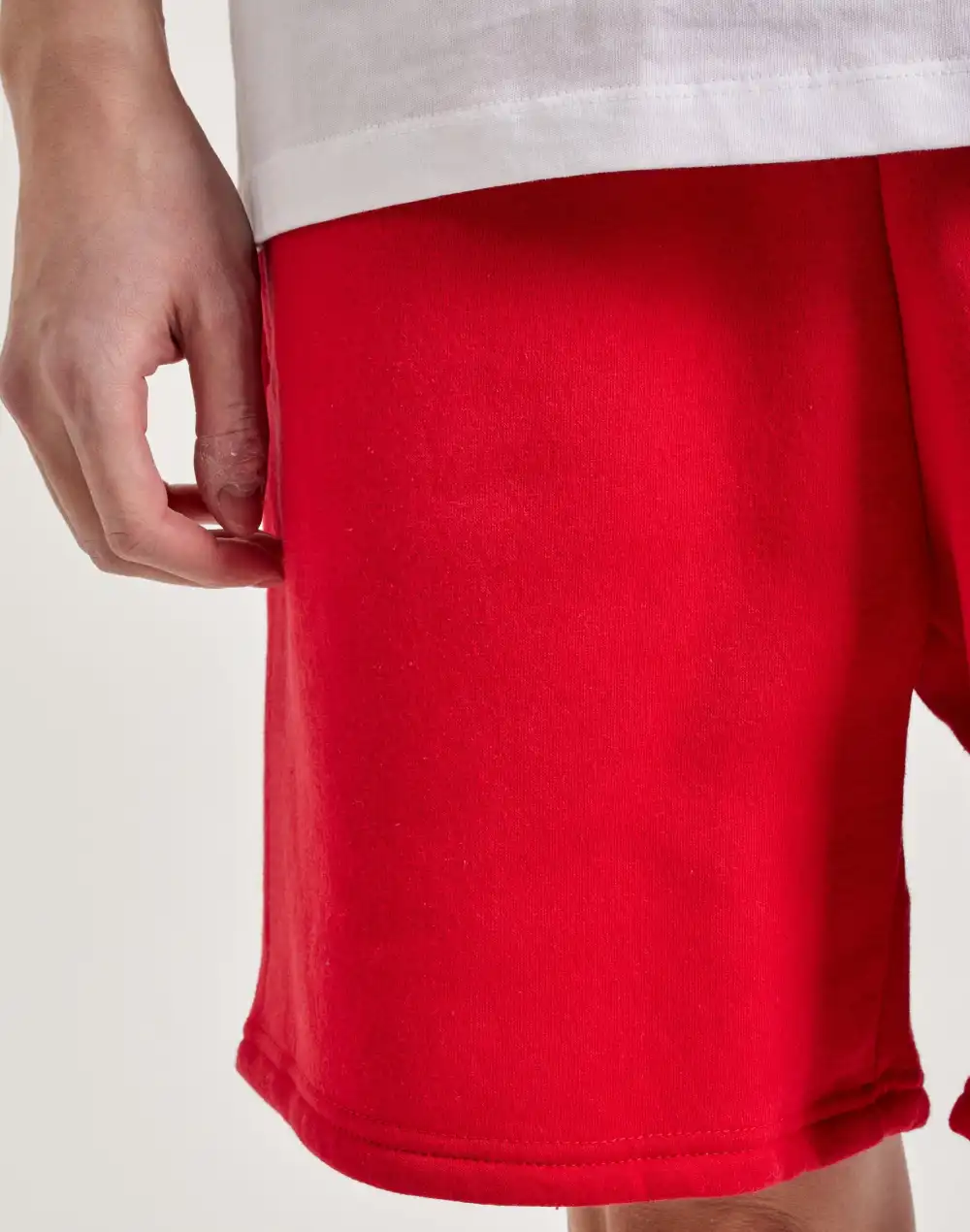 Distressed Casual Everyday Fleece Shorts